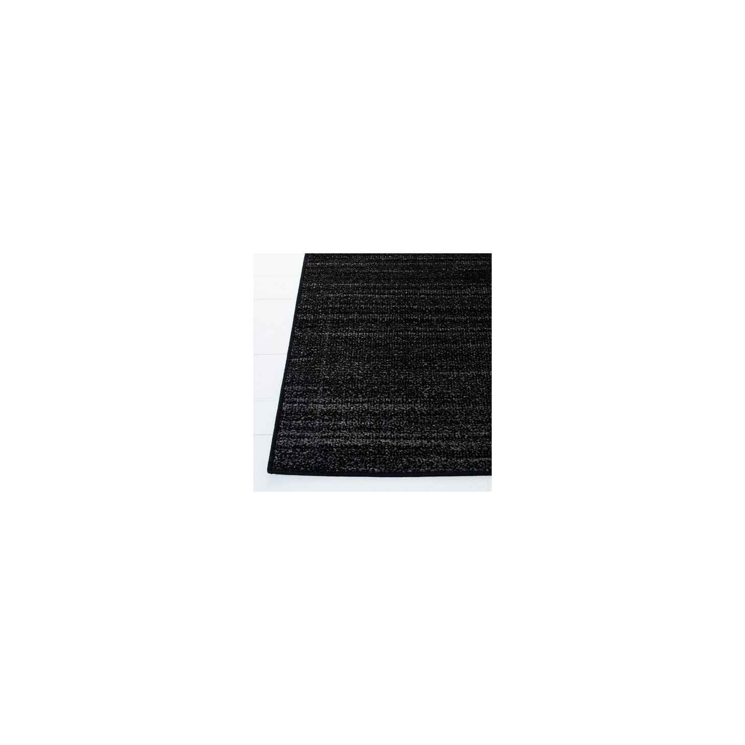 SAFAVIEH Adirondack Collection Area Rug - 4' Square, Black & Grey, Modern Design, Non-Shedding & Easy Care, Ideal for High Traffic Areas in Living Room, Bedroom (ADR284F)