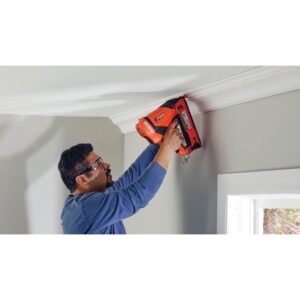 Paslode - Cordless Finish Nailer, 916200, 16 Gauge Angled, Battery and Fuel Cell Powered, No Compressor Needed