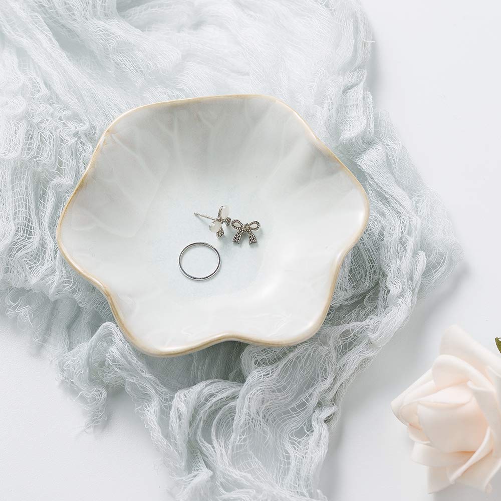 Ring Dish Tray, Jewelry Dish Holder, Key Bowl, Trinket Tray, Earring Holder, Decoration Plate for Women