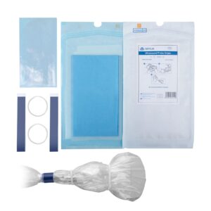 goyojo ultrasound probe cover - latex-free sterile disposable clear, 6 x 12" protects and extends equipment and instrument life by brand bilot (20 pcs)