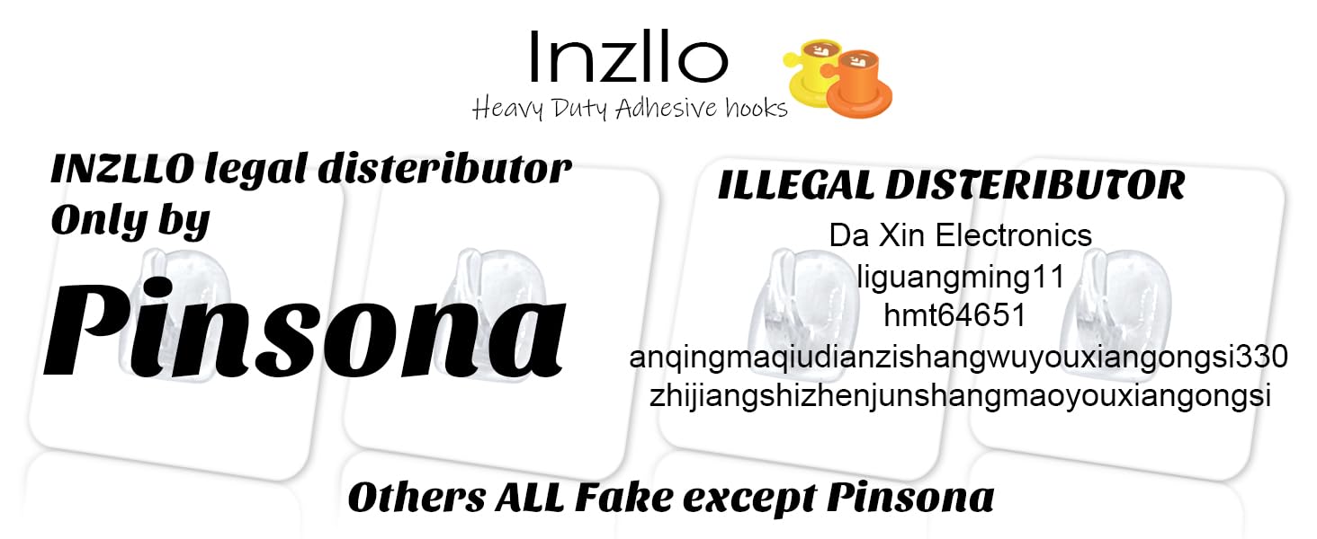 Inzllo Adhesive Hooks, 1 PCS