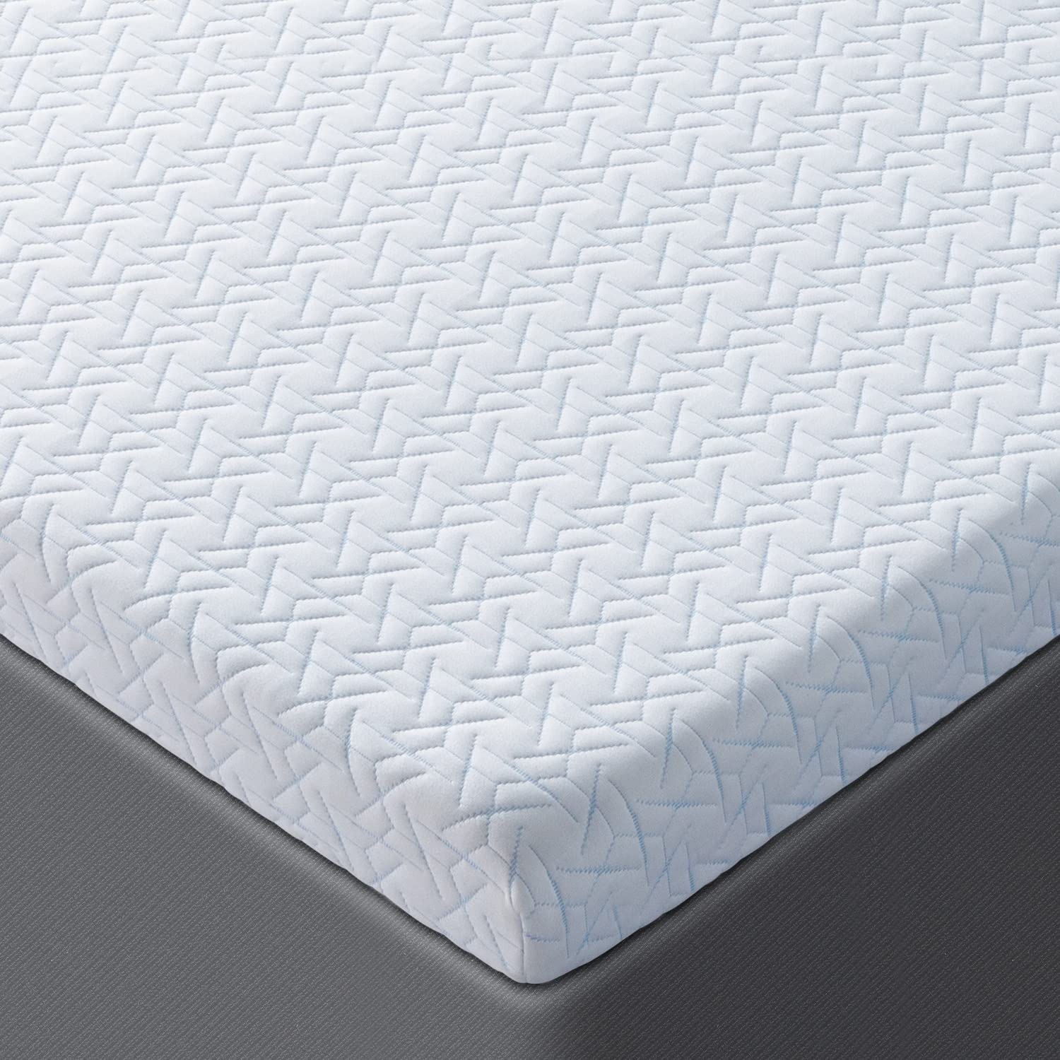 Maxzzz 3 Inch Mattress Topper King - Cool Gel Memory Foam Mattress Topper Extra Firm Bed Topper with Cover, Hard Mattress Topper for Back Relax, CertiPUR-US Certified