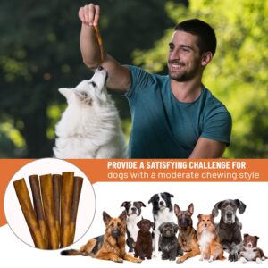 PETSamba 6 Inch Beef Collagen Sticks [20-Pack] – Collagen Bully Sticks for Dogs – All Natural – Highly Digestible