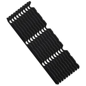 showingo（10 pcs）-12 inch outside classic ribbed profile foam closure strip for metal roof sheets 3' long outside roof closure strip,noise reduction, and resistance to cold