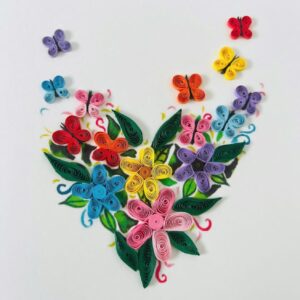 Quilling Card 3D Greeting Cards, handmade Quilling Cards birthday card, handcrafted cards for all occasions, Heart