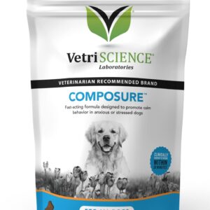 VetriScience GlycoFlex Plus Hip and Joint Supplement Chews for Dogs and Composure Calming Chews for Dogs