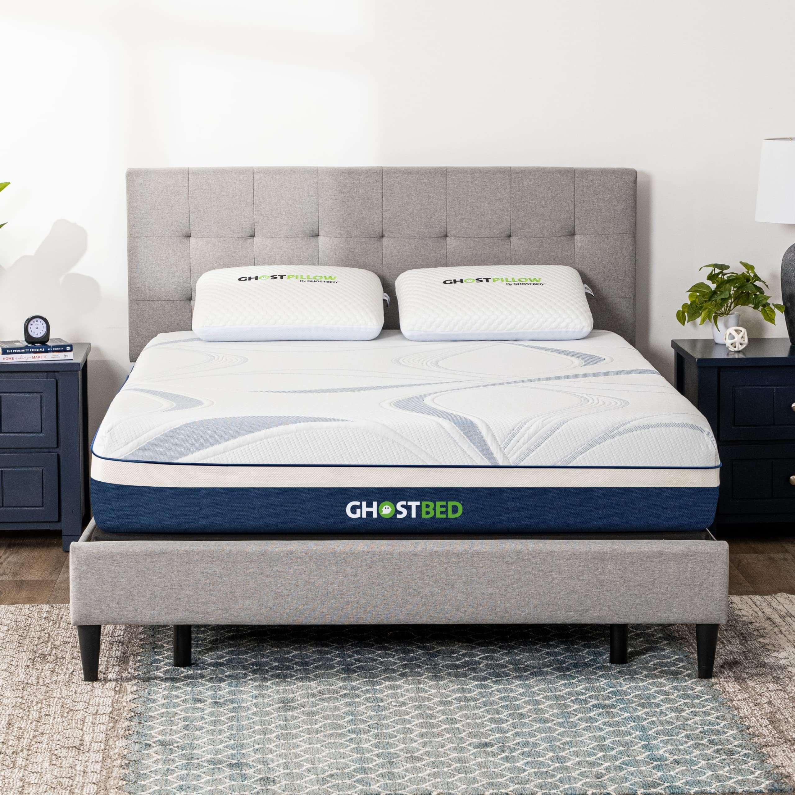 GhostBed Ultimate 10 Inch Mattress - Cool Gel Memory Foam Twin XL Mattress, Medium Firm Feel with Breathable, Cool-to-The-Touch Cover - Made in The USA, CertiPUR-US Certified