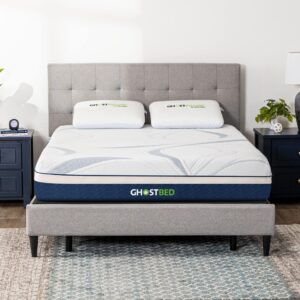 ghostbed ultimate 10 inch mattress - cool gel memory foam full mattress, medium firm feel with breathable, cool-to-the-touch cover - made in the usa, certipur-us certified