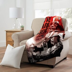 Northwest Star Wars Micro Raschel Throw Blanket, 46" x 60", Galaxy Ruler