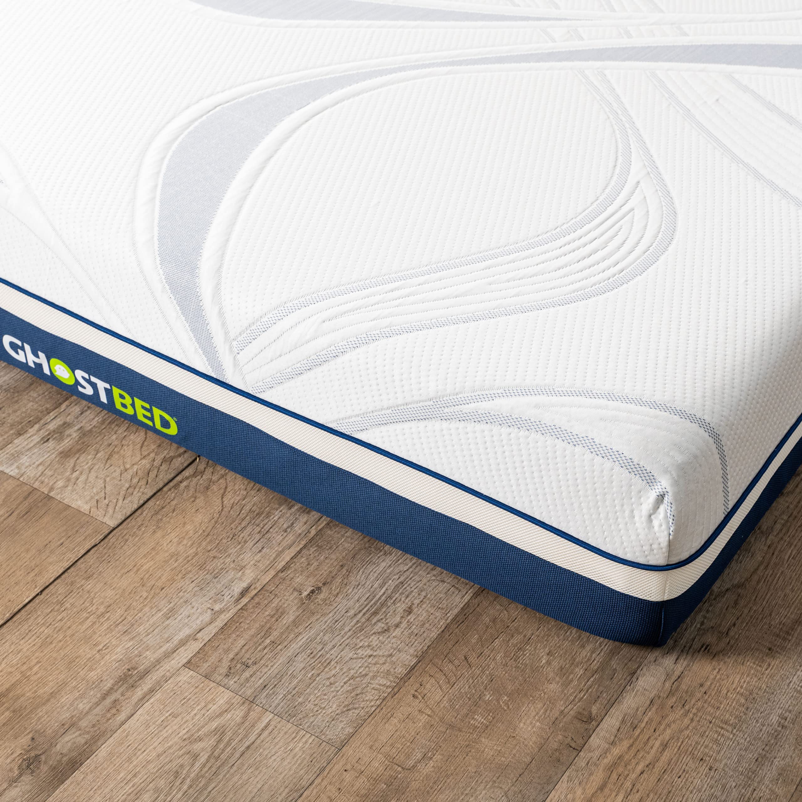 GhostBed Ultimate 10 Inch Mattress - Cool Gel Memory Foam Full Mattress, Medium Firm Feel with Breathable, Cool-to-The-Touch Cover - Made in The USA, CertiPUR-US Certified