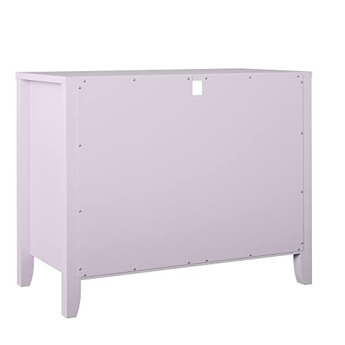 Novogratz Her Majesty 2 Drawer Nightstand, Lavender