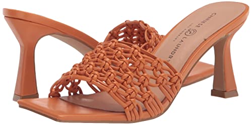 Chinese Laundry Women's Yazzie Heeled Sandal, Orange, 8