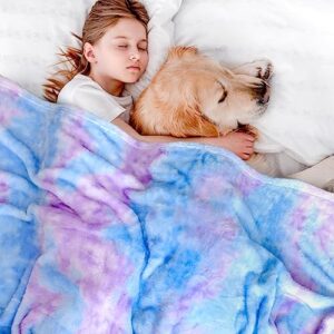 MUGD Soft Blankets Fleece Soft Fuzzy Throw Blanket Kids Warm Throw Blanket for Bed