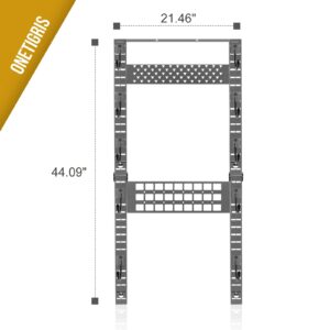 OneTigris Wall Mount Rack - Stainless Steel Horizontal Rack Indoor Storage Racks for Wall - Hold up to 5 pcs