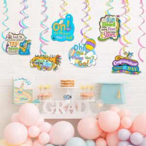 Oh The Places You'll Go Decorations Graduation Decorations Oh The Places You'll Go Hanging Swirl Decorations Baby Shower Decorations Kindergarten Graduation Decorations