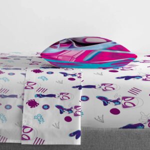 Marvel Spidey & His Amazing Friends Ghost Spider Gwen 5 Piece Twin Bed Set - Bedding includes Comforter & Sheet Set - Super Soft Fade Resistant Microfiber