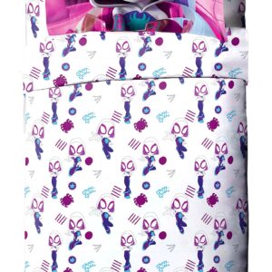 Marvel Spidey & His Amazing Friends Ghost Spider Gwen 5 Piece Twin Bed Set - Bedding includes Comforter & Sheet Set - Super Soft Fade Resistant Microfiber