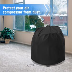 Kingling Cover for Air Compressor, Air Compressors Dust Cover Fit 6 Gallon Portable Pancake Air Compressor Black