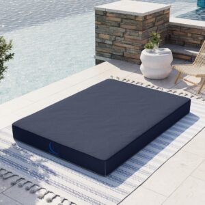 Mielmooncare 7-Inch Waterproof No-Springs Bed Mattress Eco-Barrier,Clean&Body,Supportive Spinal,Indoor-Outdoor Friendly,Flippable,One Breeze Comfort (7 ", King 76"x80")