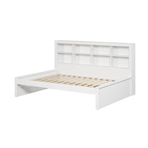 donco kids full white bookcase daybed