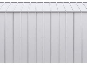 Arrow Classic Metal Shed, 14 x 14, Flute Grey