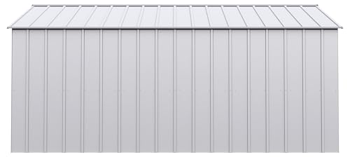 Arrow Classic Metal Shed, 14 x 14, Flute Grey