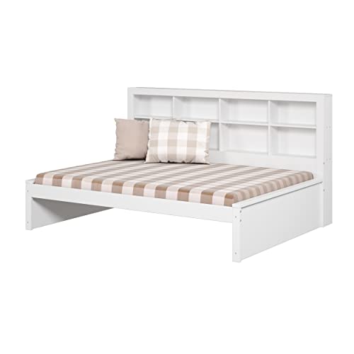 Donco Kids Full White Bookcase Daybed