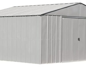 Arrow Classic Metal Shed, 14 x 12, Flute Grey