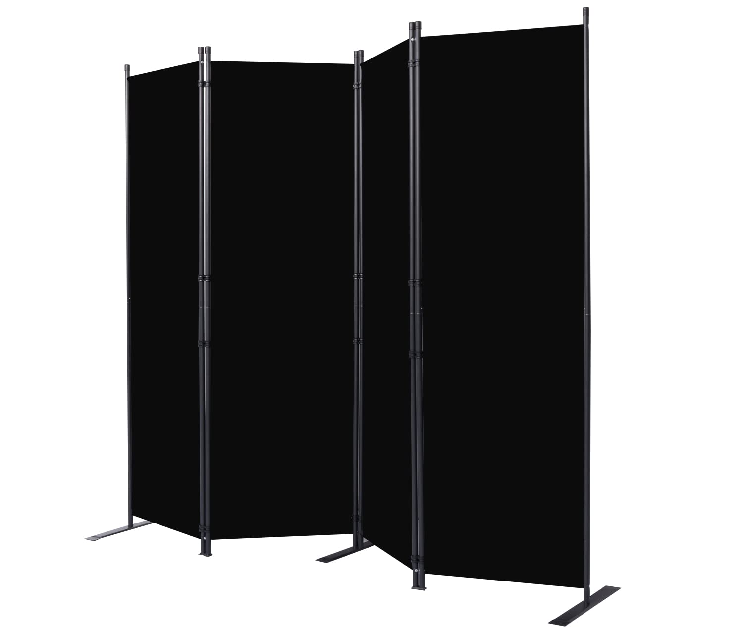 Room Divider 6FT Portable Room Dividers and Folding Privacy Screens, 88'' W Fabric Divider for Room Separation, 4 Panel Partition Room Dividers Freestanding Wall Divider Screen for Dorm Studio Office