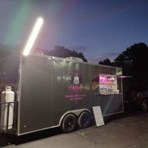 Food Truck Service Area Light – Single 5 Foot Pole 10,000 Lumens