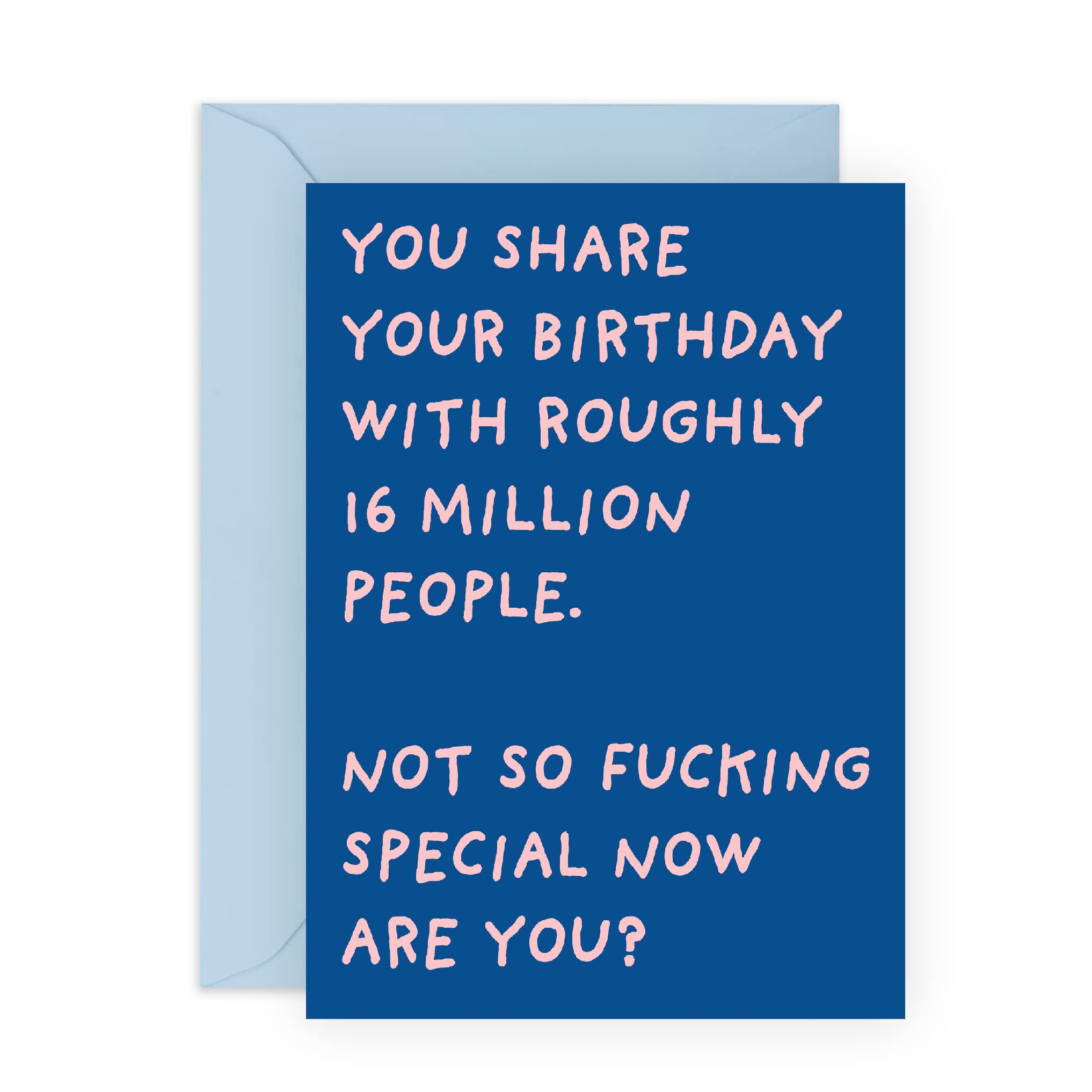 CENTRAL 23 Rude Birthday Cards for Women or Men - Sarcasm - Humor - Banter - Funny Birthday Card for Him or Her - Comes With Stickers