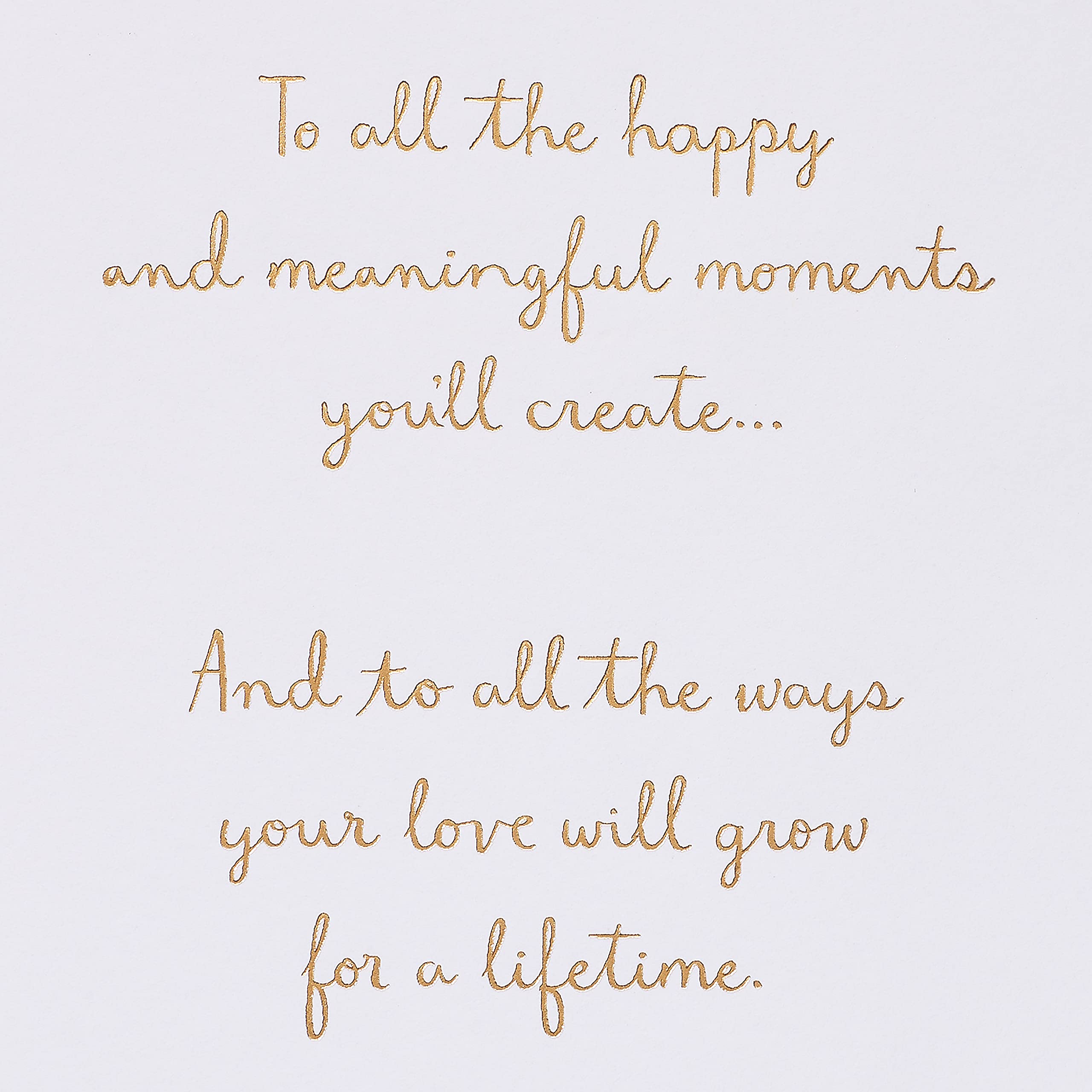 American Greetings Wedding Card (Happy and Meaningful Moments)