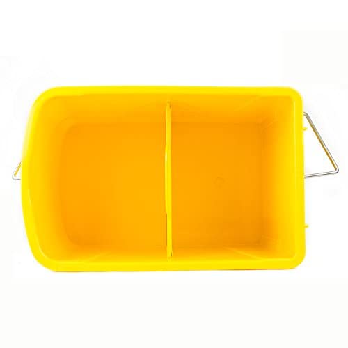 RK Safety RKMB Commercial Mop Bucket Combo-24QT -Yellow