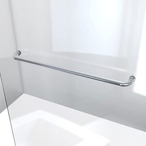 DreamLine Linea 30 in. W x 72 in. H Frameless Shower Screen in Chrome