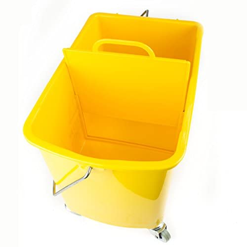 RK Safety RKMB Commercial Mop Bucket Combo-24QT -Yellow