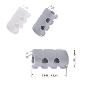 2 Pack Punch-Free Shower Holder Silicone Suction Wall Mounted Bracket Shower Head Bracket Shower Accessories