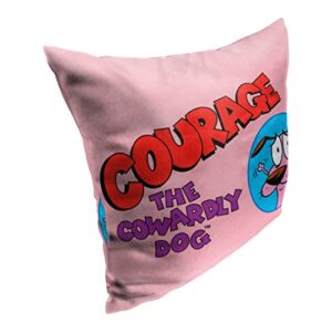 Northwest Courage The Cowardly Dog Cartoon Network's Pillow, 18" x 18"