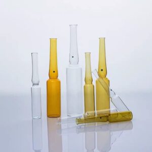 10pcs/lot 1/2/5/10/20ml (bown/transparent) glass ampoule bottle the medicament ampule vial (size : 1ml transparent)