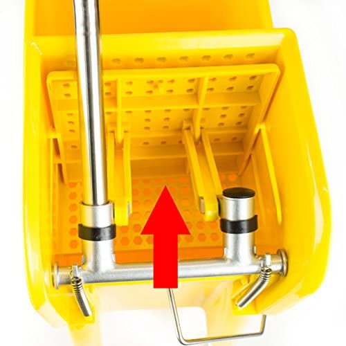 RK Safety RKMB Commercial Mop Bucket Combo-24QT -Yellow