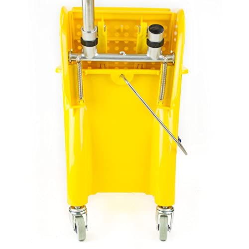 RK Safety RKMB Commercial Mop Bucket Combo-24QT -Yellow