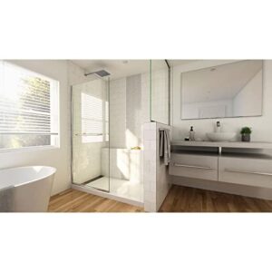 DreamLine Linea 30 in. W x 72 in. H Frameless Shower Screen in Chrome