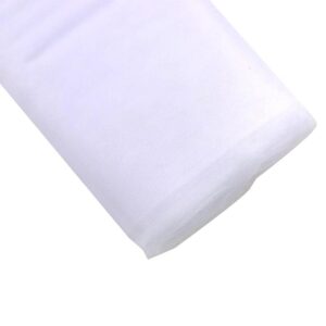 BIT.FLY 54" x 20 Yards White Tulle Fabric Rolls Bolt for Wedding Party Baby Shower Decor Tutu Spool Tulle Ribbon Wraping