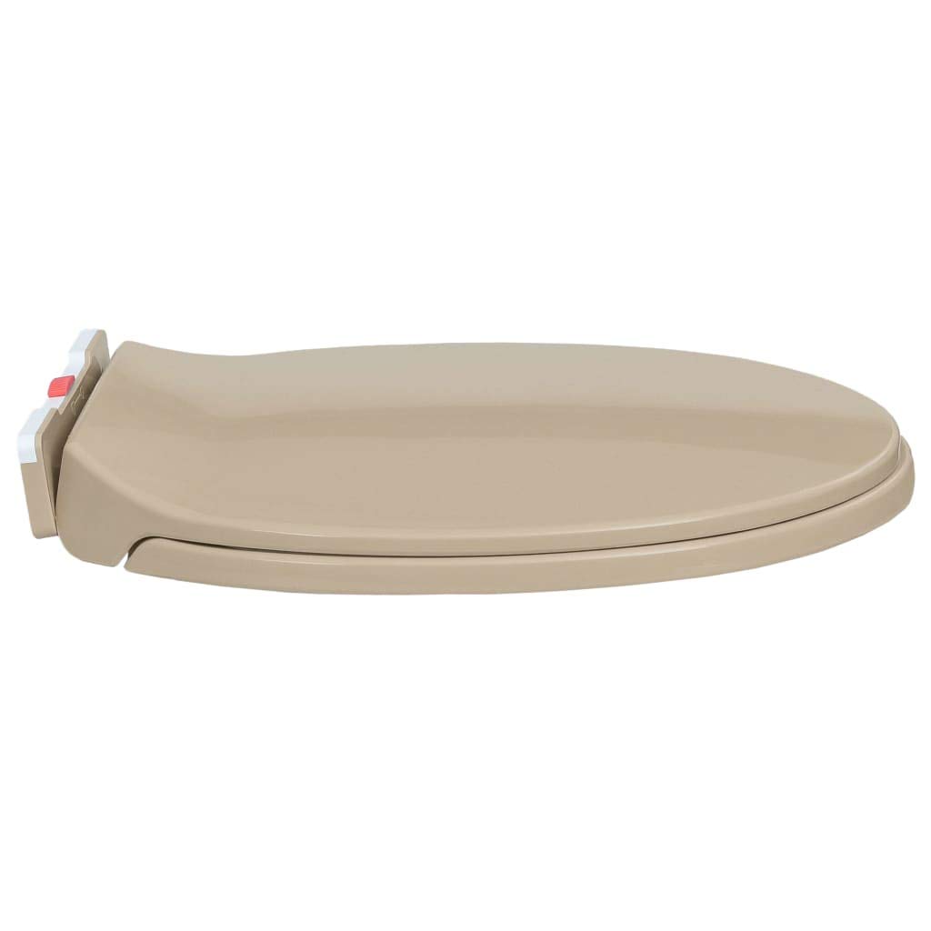 CUMYZO Soft-Close Toilet Seat Quick Release Beige Oval Beige (1.45KG/3.19LB) Plumbing Fixture Hardware & Parts-Toilet & Bidet Accessories-Toilet & Bidet Seats-