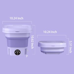 Portable Mini Washing Machine Small Washer for Baby Clothes, Underwear,Foldable Small Washer