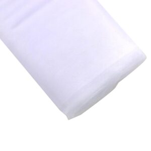 bit.fly 54" x 20 yards white tulle fabric rolls bolt for wedding party baby shower decor tutu spool tulle ribbon wraping