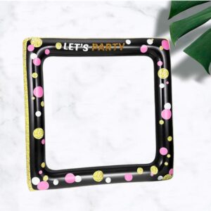 JINYONGXING Inflatable Selfie Photo Frame Photo Props Photo Booth Birthday Decoration Party Props Ideal for Bridal Shower Baby Shower Wedding Favors