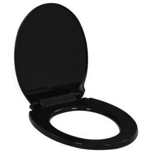 cumyzo soft-close toilet seat with quick-release design black black (1.39kg/3.058lb) plumbing fixture hardware & parts-toilet & bidet accessories-toilet & bidet seats-