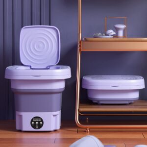 Portable Mini Washing Machine Small Washer for Baby Clothes, Underwear,Foldable Small Washer