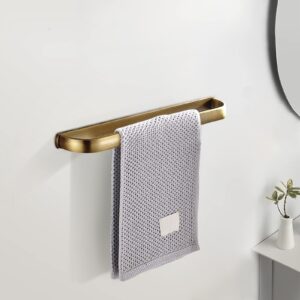 Leyden Brass Toilet Paper Holder,Antique Towel Ring Retro Hand Towel Holder,Brass Towel Bar,Antique Towel Rack Holder Bath 11.81 Inch Rod Hanger