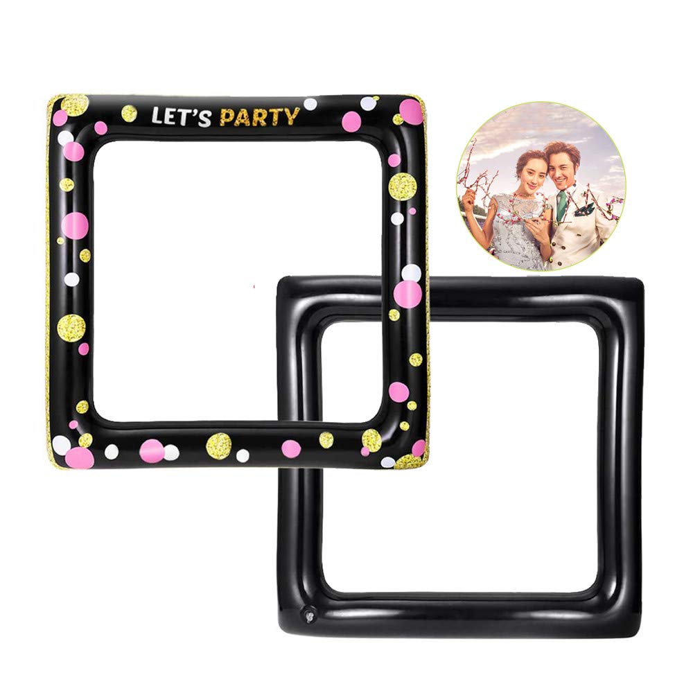 JINYONGXING Inflatable Selfie Photo Frame Photo Props Photo Booth Birthday Decoration Party Props Ideal for Bridal Shower Baby Shower Wedding Favors